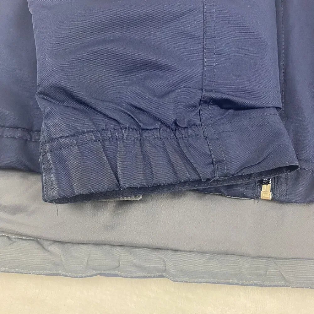 Vintage Nike Jacket Mens Large Blue Logo Full Zip Pockets